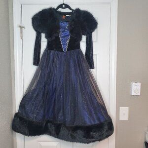 Girls 7-8 Dark Queen Halloween Costume